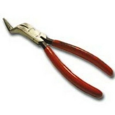 K Tool 51206 Needle Nose Pliers, 6 Long, Bent Nose, with Side