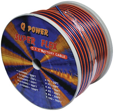 Qpower 4 Gauge Amp Kit Super Flex 4GAMPKITSFLEX 