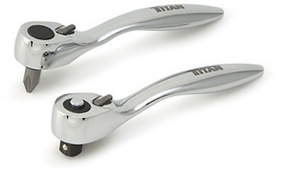 Powerbuilt Stubby Ratchet – Mini 1/4 Zoll Knarre, 72 Zähne, Für Enge Räume