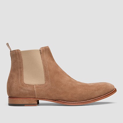 mens black suede chelsea boots