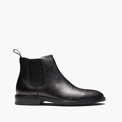 chinese dress ladies Chestnut Brown Leather Ankle Boots, Men's Dress 1900 main image 1