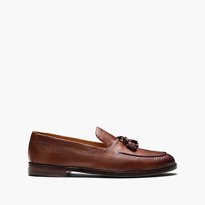 princess polly baby blue dress Men's Brown Leather Tassel Loafers: OPERA 004 – Officine Creative