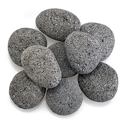 American Fire Glass Tumbled Lava Rock, Tumbled Lava Rock For Fire Pits