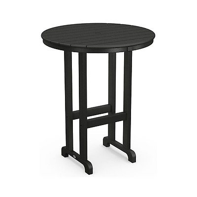 Polywood Nautical 31 Square Counter, 36 Round Bar Table