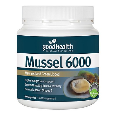 Go Healthy GO Mussel NEW ZEALAND Green Lipped Mussel 2,600mg 180 Capsules 