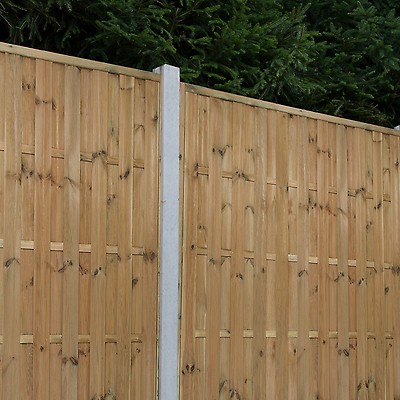 Forest Vertical Hit Miss 6x6 Fence Panel Fencing B M