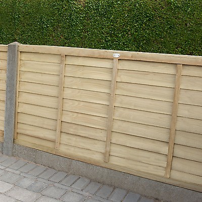 Forest 6x4 Pressure Treated Overlap Fence Panel B M