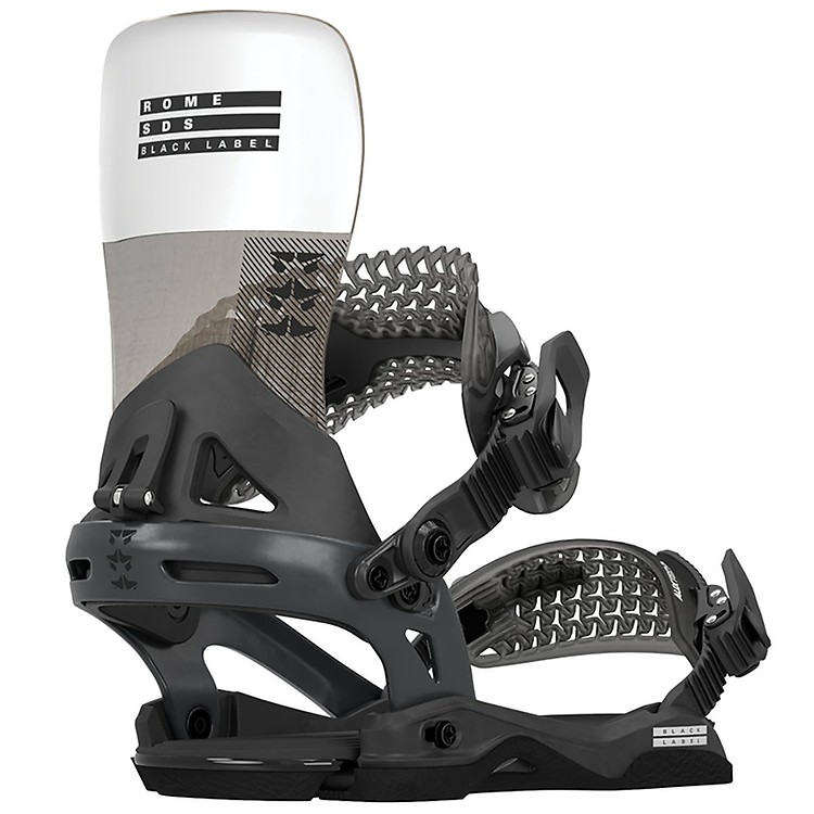 Rome Katana Pro Snowboard Bindings in Slate Grey/Orange 