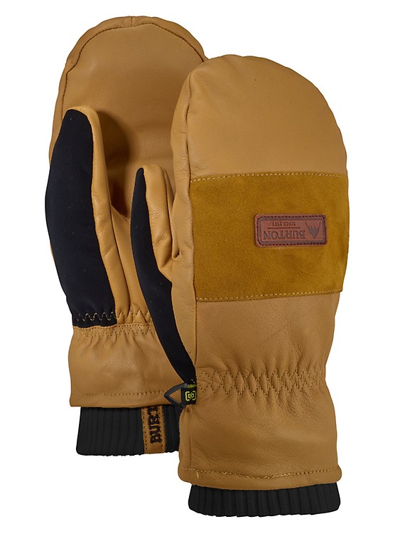 brown snowboard mittens