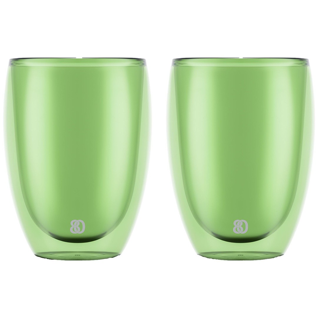 Bodum Thermobecher Pavina 80 ml, 2 Stück, Transparent