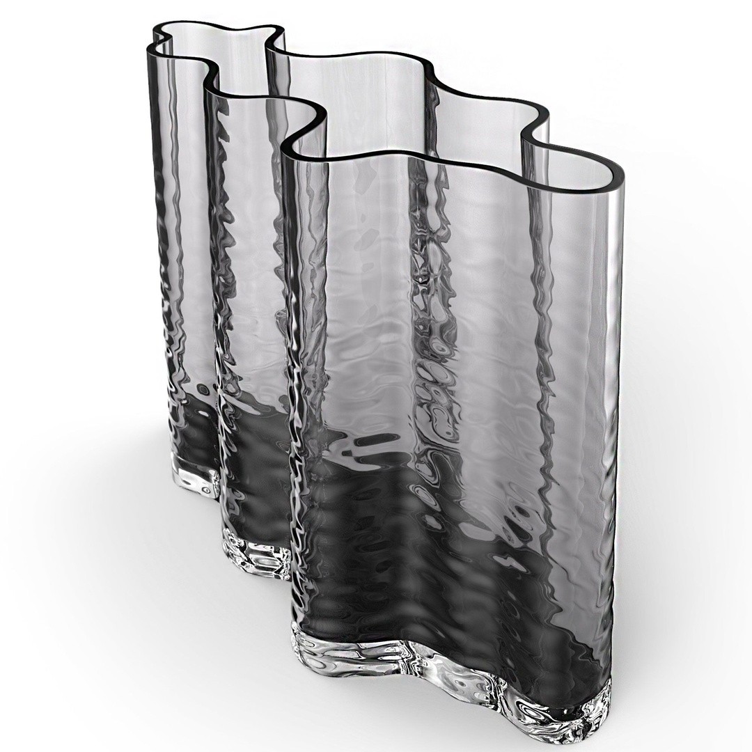 Vase Sphérique Cooee Design - Céramique Noire Mate, Fait Main, 10 Cm, Style Scandinave
