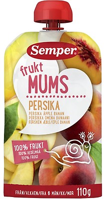 SEMPER Multi fruit, from 6 months smoothie, 90 g - Mēness aptieka