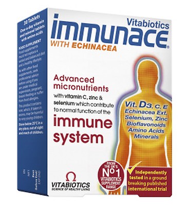 Vitabiotics Immunace Pills 30 Pcs Meness Aptieka