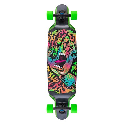 9.2 x 41 Santa Cruz Skateboards Tropic Dot Drop Thru Longboard Complete Skateboard 