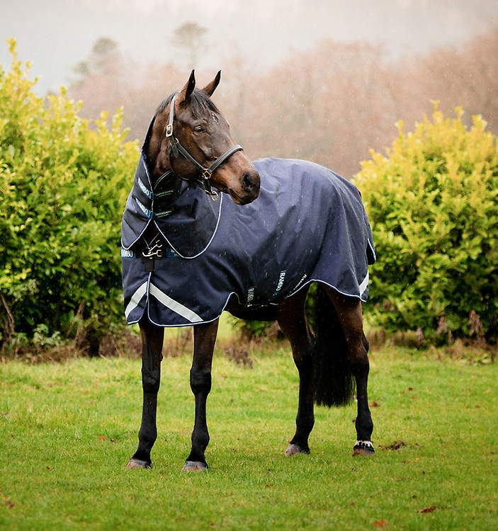 Couverture De Box Rambo Stable Rug Vari-Layer 450G Plus Bleu Marine