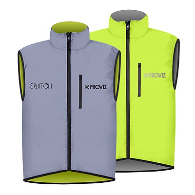 hi viz cycling gilet