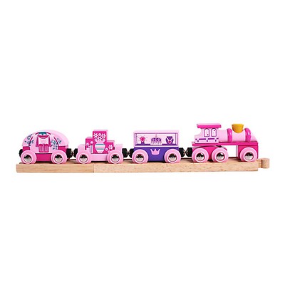 bigjigs rail wooden fairy town train set