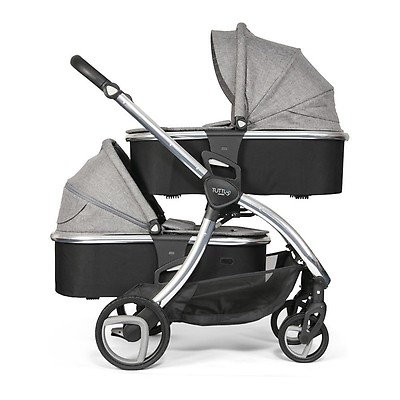 tutti bambini double pram