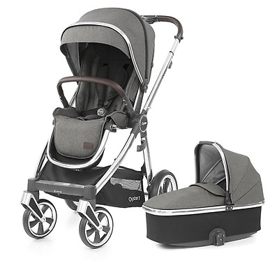 oyster 2 carrycot grey