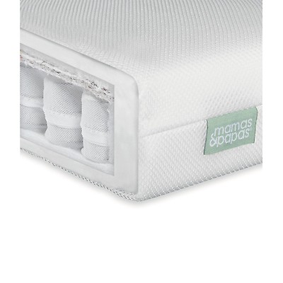 mamas and papas premium dual core cotbed mattress review