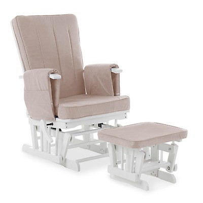 tutti bambini glider chair white grey