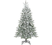 HOMCOM Árvore de Natal Pequena Artificial Ø40x90cm com Luzes LED 116 Ramas  Vaso Desmontável e Suporte de Metal Decoração de Natal para Interior Verde  e Branco - Homcom