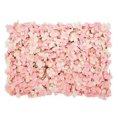 Decostar™ Pink Artificial Mixed Flower Mat