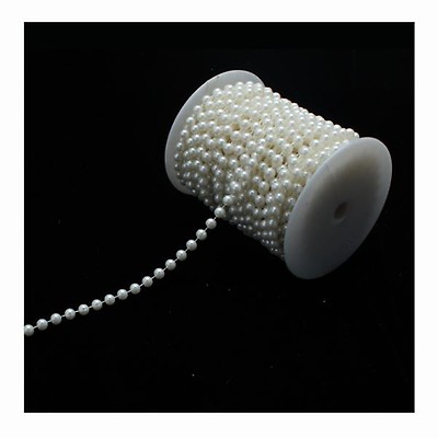 Decostar™ Round Iridescent Beads - Garland Roll - 66ft