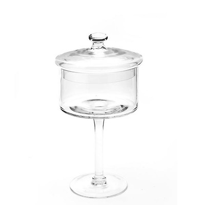 Decorative Glass Candy Jar, 325 Gm