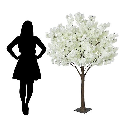 56 (4.5FT) Tall Fake Hydrangea Bloom Tabletop Centerpieces Tree -  Blush/Light Pink