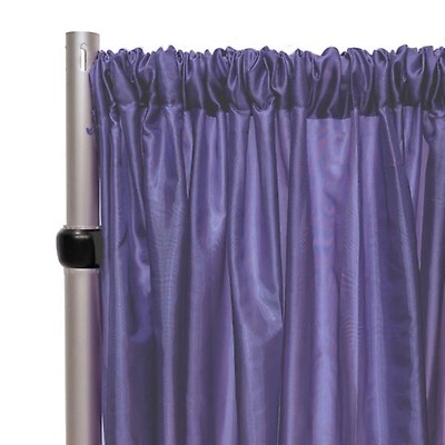 Silver Sequin Backdrop Curtain w/ 4 Rod Pocket by Eastern Mills - 14ft  Long x 4.5ft Wide