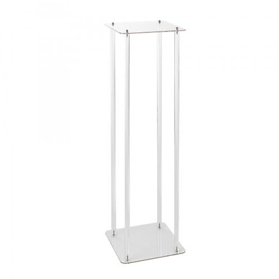 42 X 12 X 12 Black Display Pedestal Stand Riser Column Pillar Plinth 