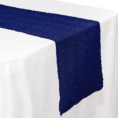 Sleek Satin Tablecloths 60x120 Rectangular - Baby Blue