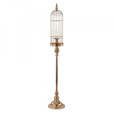 Vintage Brass Bird Cage Lamps, Set of 2 for sale at Pamono