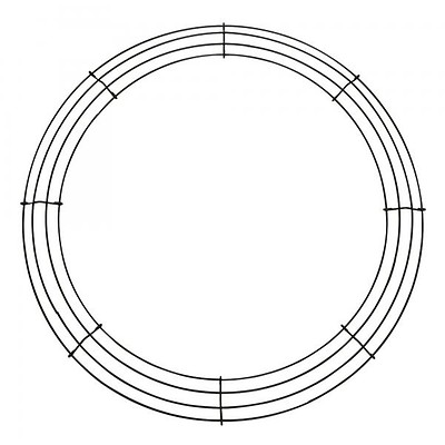 12 round metal wreath frame ring