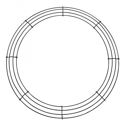 16-Inch Wire Wreath Frame  Circular Metal Wreath Frame