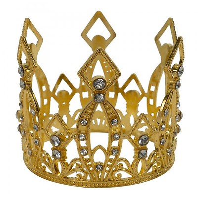  Anderson's Gold Metal Crown Centerpiece Decoration, 8 inches :  Home & Kitchen