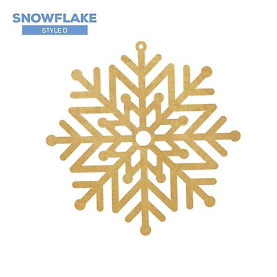 Wood Snowflake - Style B