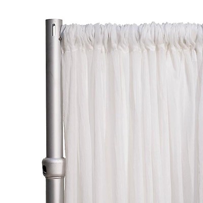Silver Sequin Backdrop Curtain w/ 4 Rod Pocket by Eastern Mills