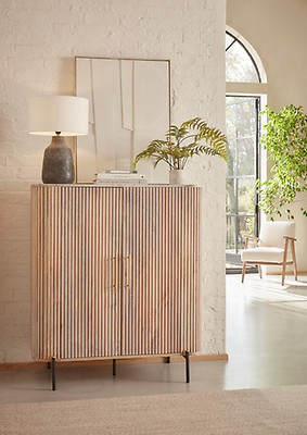 White washed deals oak sideboard