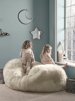 Faux sheepskin best sale bean bag