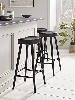 Weathered oak farmhouse discount stool