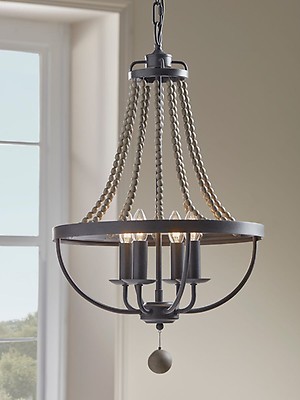 Small Juliet Chandelier Grey