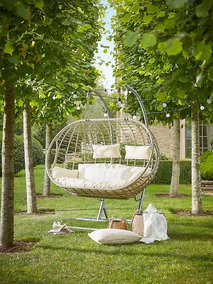 Double hanging chair online cover