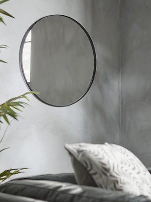 Antiqued Glass Convex Mirror, Antiqued Glass Mirror Cox And