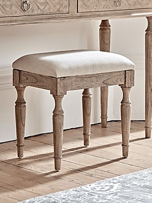 Sheepskin dressing table online stool