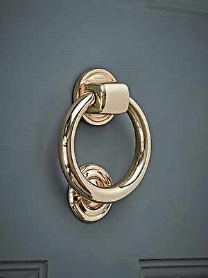 Nickel Doctors Door Knocker