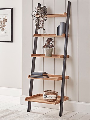 Oak Ladder Shelf