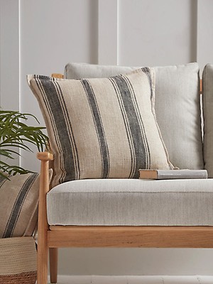 Grey chevron outlet cushions