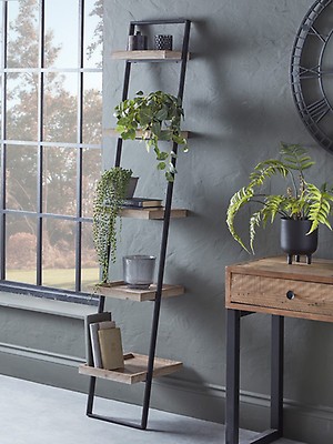 Slim deals ladder shelf